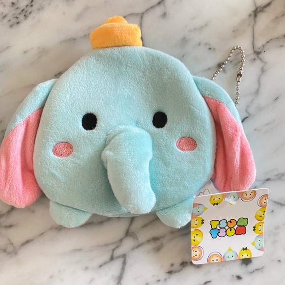 Disney's Tsum Tsum Coin Purse Zipper Pouch Dumbo - Picture 2 of 2